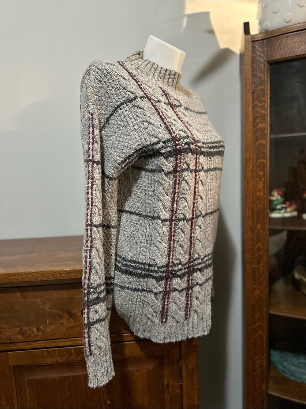 PortsPure Alpaca Wool Blend Asymmetrical Sweater – Quiet Luxury Textured Knit